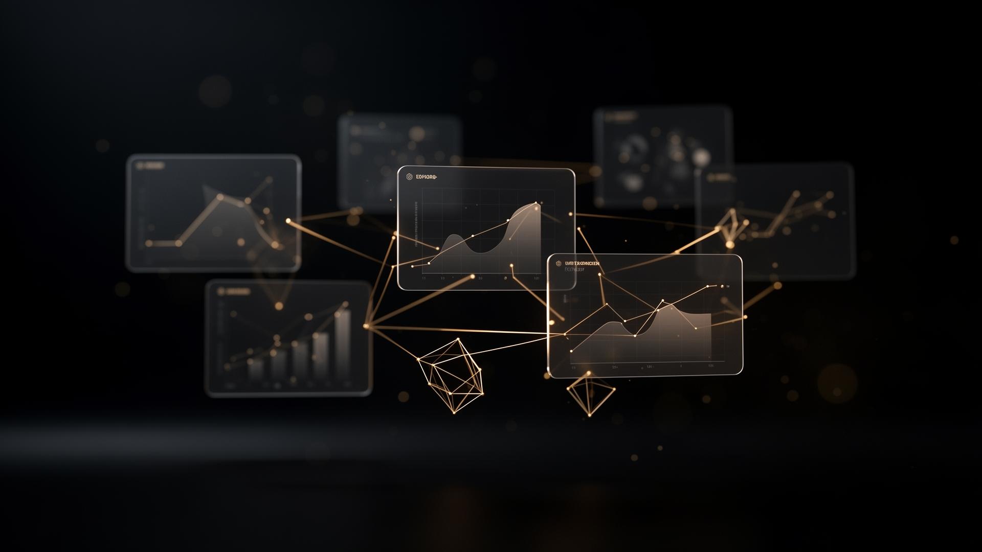 Abstract dashboard visualisation